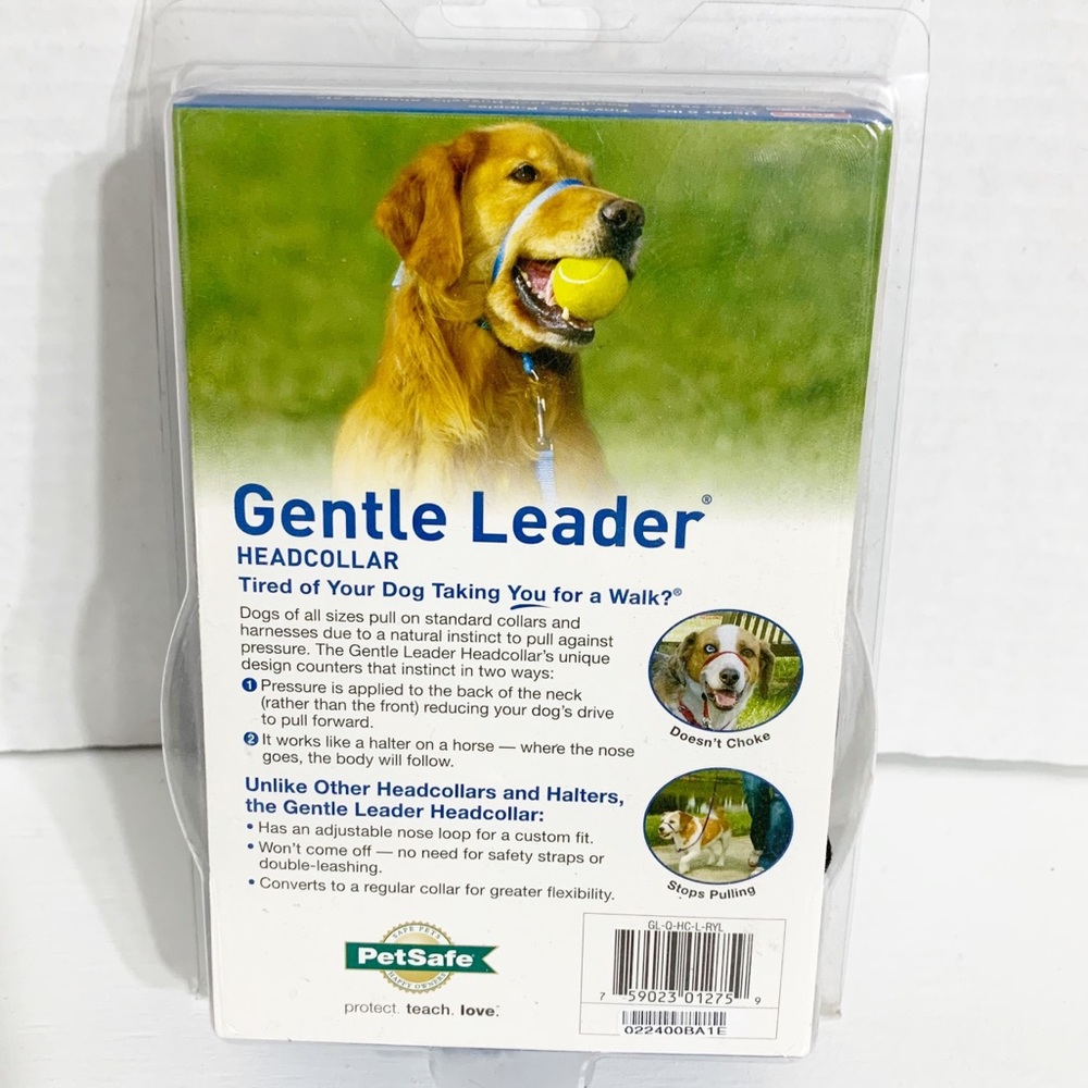 Gentle Leader Headcollar Kit with DVD Included Training Guide Stops Pulling Jump